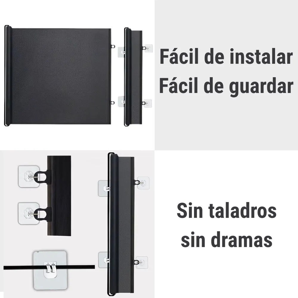 LimiFlex Pro® - Malla retráctil de seguridad: Bebé y mascotas fuera de peligro